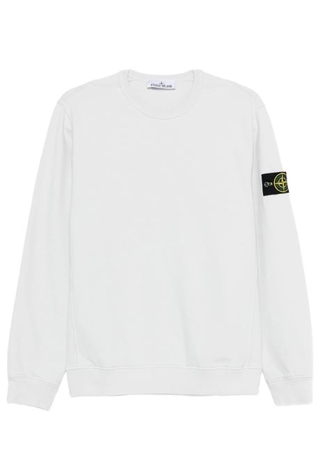 felpa 6100060 uomo bianca STONE ISLAND | L1S15 6100060 S0051V0001